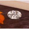 AAA Flawless 9x7mm Heated Ceylon White Sapphire Oval Cut Loose Gemstone