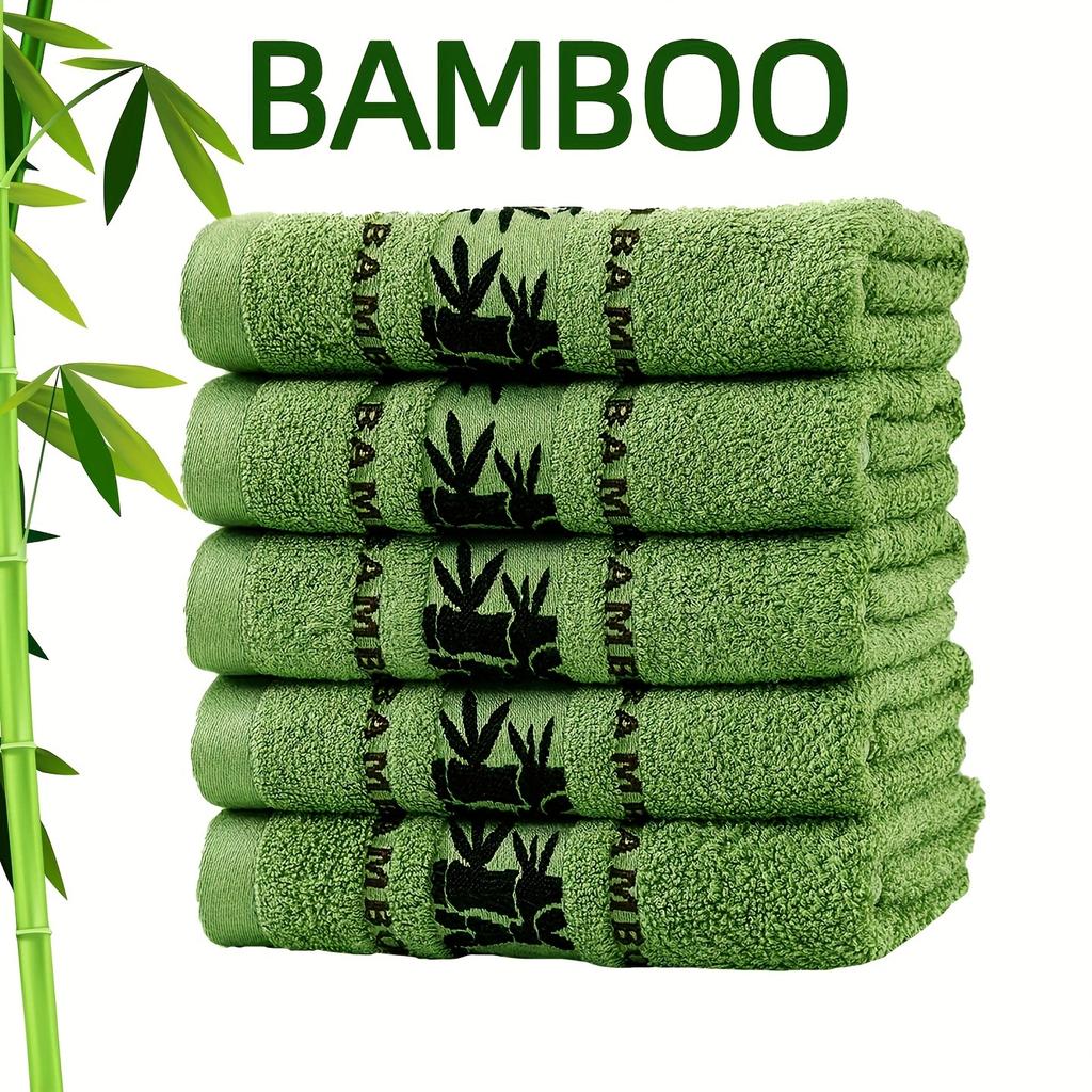 Bamboo Fiber Towels Pack of 4 , Super Soft & Light Beige-Friendly Bathing Towel, for Home Bathroom, Ideal Bathroom Supplies 34.1*75cm