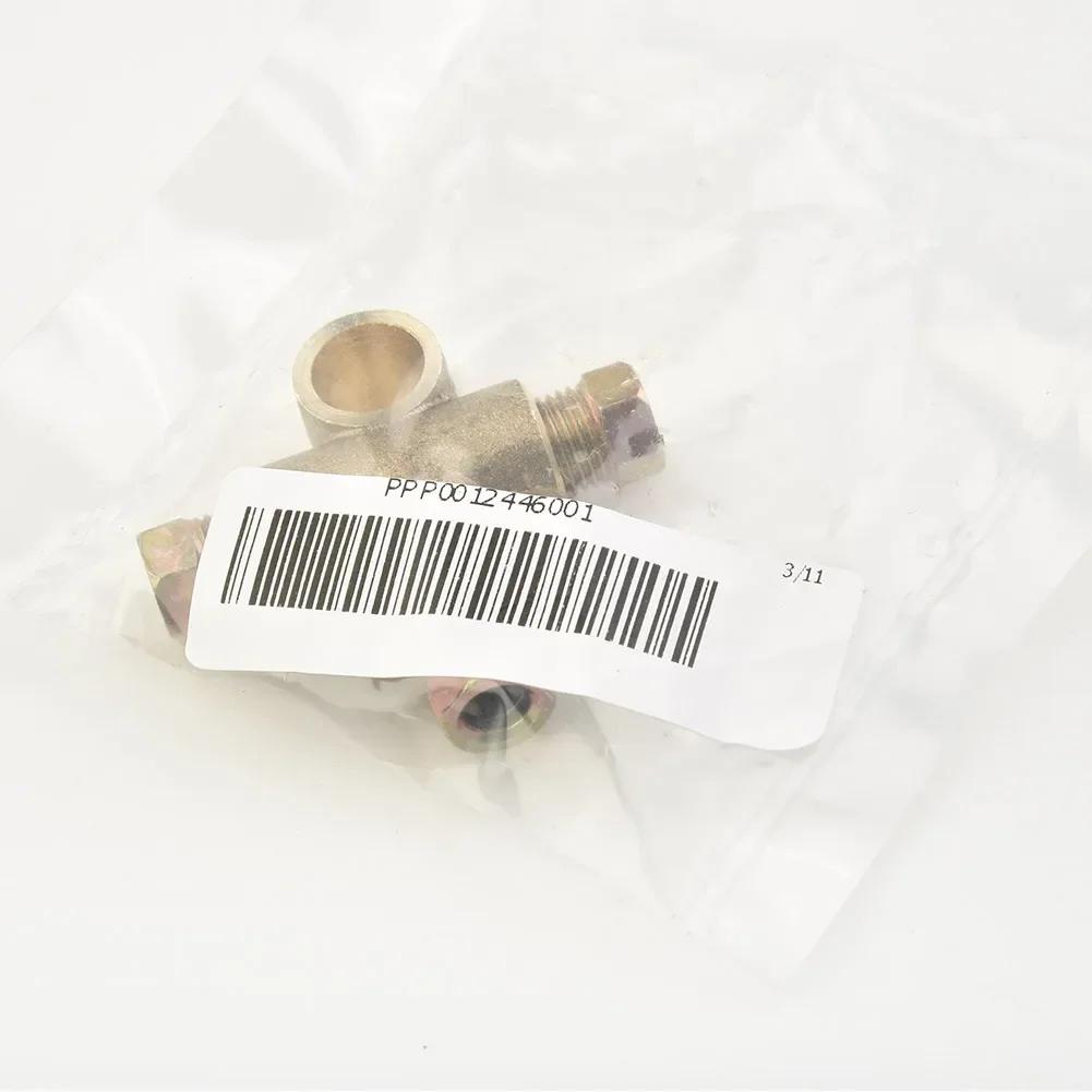 1 Pc 10mm Brake Pipe Fittings 3-Way Brake T Piece Tee With 3 Male Short Nut Union Metric M10 3/16" Pipe Brake Hoses Accessories
