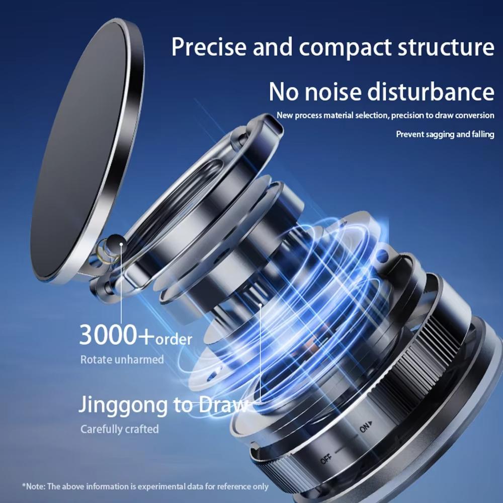 Car moSuction Cup Magnetic Phone Holder Stand Adjustable Foldable Storage Vacuum Suction Phone Holder Universal for Phone Car