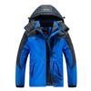 Herbst und Winter Herrenjacke Plus Samt verdicken Plus Size warme winddichte wasserdichte Bergsteigerkleidung