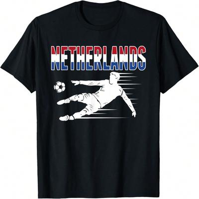 Maillot de Fan de Football des Pays-Bas - T-shirt de Supporters de Football Hollandais