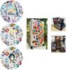 50pcs Genshin Impact Reusable Waterproof Stickers Perfect For Luggage Cases