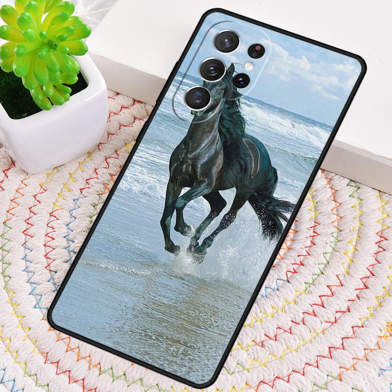 Brown Horse Gallop Phone Case for Samsung Galaxy Note 10 Pro S26 Ultra S23 S24 FE S25 S21 S22 PLUS Shockproof Cove