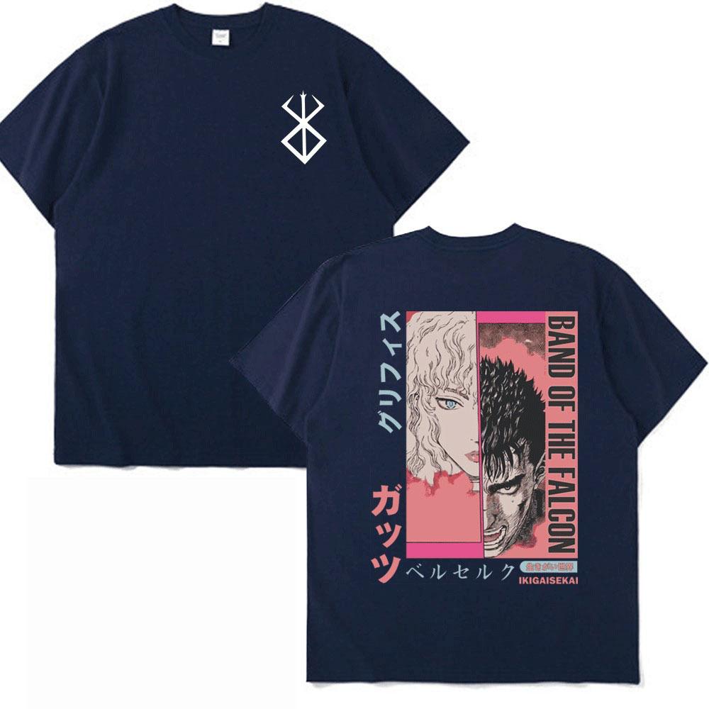 Berserk Guts T-Shirt for Women Swordsman Gatsu Anime T Shirt