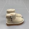 Soft leather version~ Thickened snow boots women's winter 2025 new thick-soled zipper warm casual non-slip cotton boots