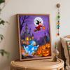 Disney Halloween Castle Night Oil Paint Digital Painting Art Kit FillIn Painting Home Decor