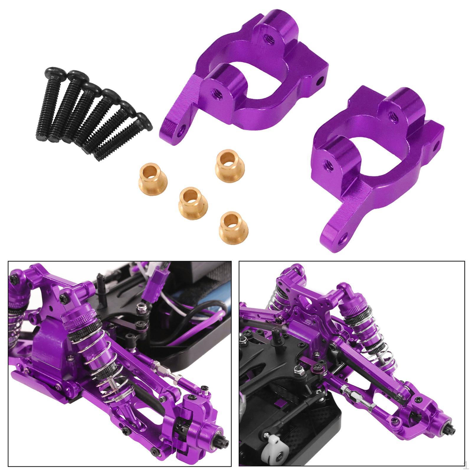 

1/14 Радіокерована машина C-поворотний кулак Металеві компоненти для 124007 124019 144001 144002 фіолетовий