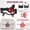 ZOOM E-BIKE Hydraulic Disc Brake 2-Pistons Oil Hydraulic Disc Brake Scooter Folding Bike Front/Rear 1110/1850mm Power Off