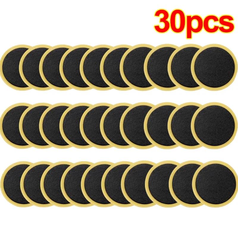30-10Pcs Tire Repair Patches Car Motorcycle Bike Tire Repair Tools Glue-free Protection Adhesive Quick Drying Bicycle Tyre Patch