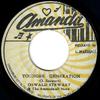 7inch Record OSWALD STEWART  Younger Generation NONE Amanda Jamaica Reggae Ska  Dub Used