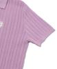 BEENTRILL NEWYORK Women'S Short Sleeve Cable Collar Comfort Fit Knit (Light Pink)