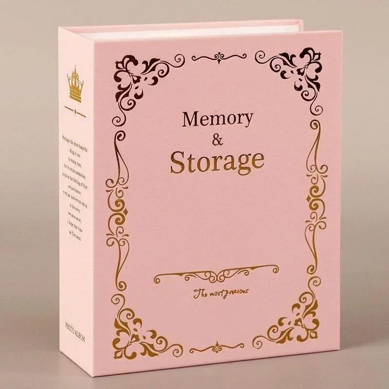 Photo Album Insert Type 4D Large 6 Inch 100 Plastic Children's Photo Hot Stamping Picture Album Accessories Autograph Book