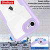 360 Full Body Front+Back Clear Case Shelluxe For iPhone SE SE2 SE3 7 8 For iPhone7 iPhone8 iPhoneSE Silicone Double Sided Cover