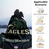 Philadelphia Eagles Personalized Name Blanket Lightweight Customizable Blanket Comfortable Great For Sofa Bedding Picnics Chair