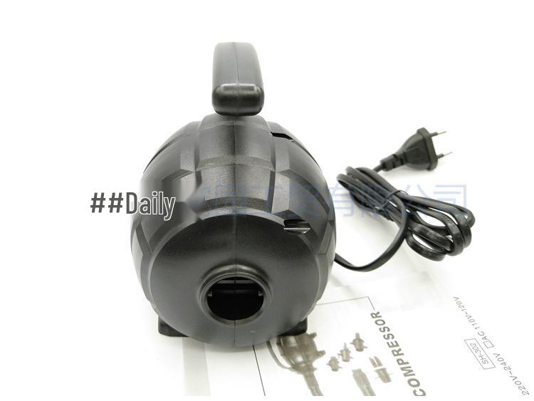 600W Compact Electric Air Pump for Inflatable Boats, Rafts, Tents, and More