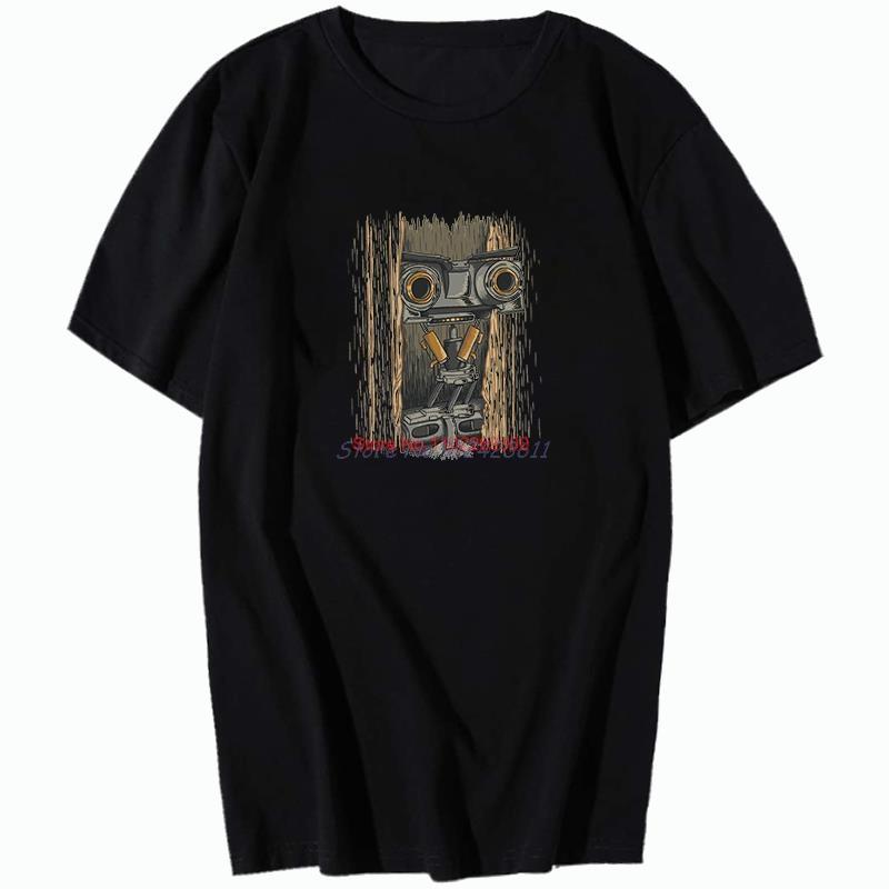 Johnny Number 5 Short Circuit Alive Lebt Nummer Robot Graphic T Shirts Cotton Short Sleeve T Shirt New Shirts And TShirts S