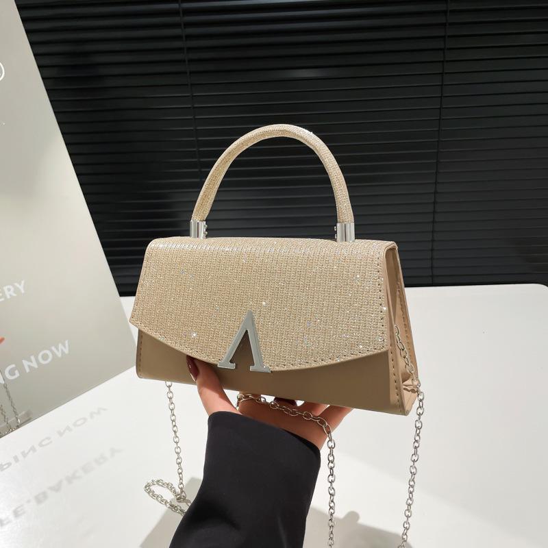 European and American fashion dinner bag, shiny handbag, handbag with evening dress bag, banquet evening bag, princess bag.