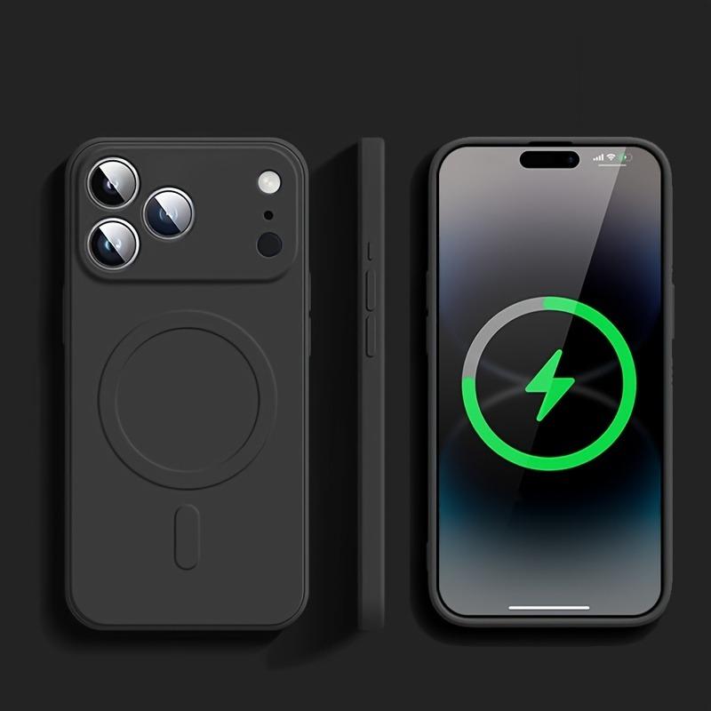 Originale Flüssigsilikon-Handyhülle Für iPhone 17 16 15 14 13 12 Pro Max Plus Für Magsafe Magnetische Hülle Für iPhone17 16 Pro Max