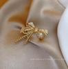 Rhinestone Bowknot Brooch Pins for Women Metal Alloy Elegant Bow Tie Suit Clothing Coat Jewelry Party Accessories Gifts