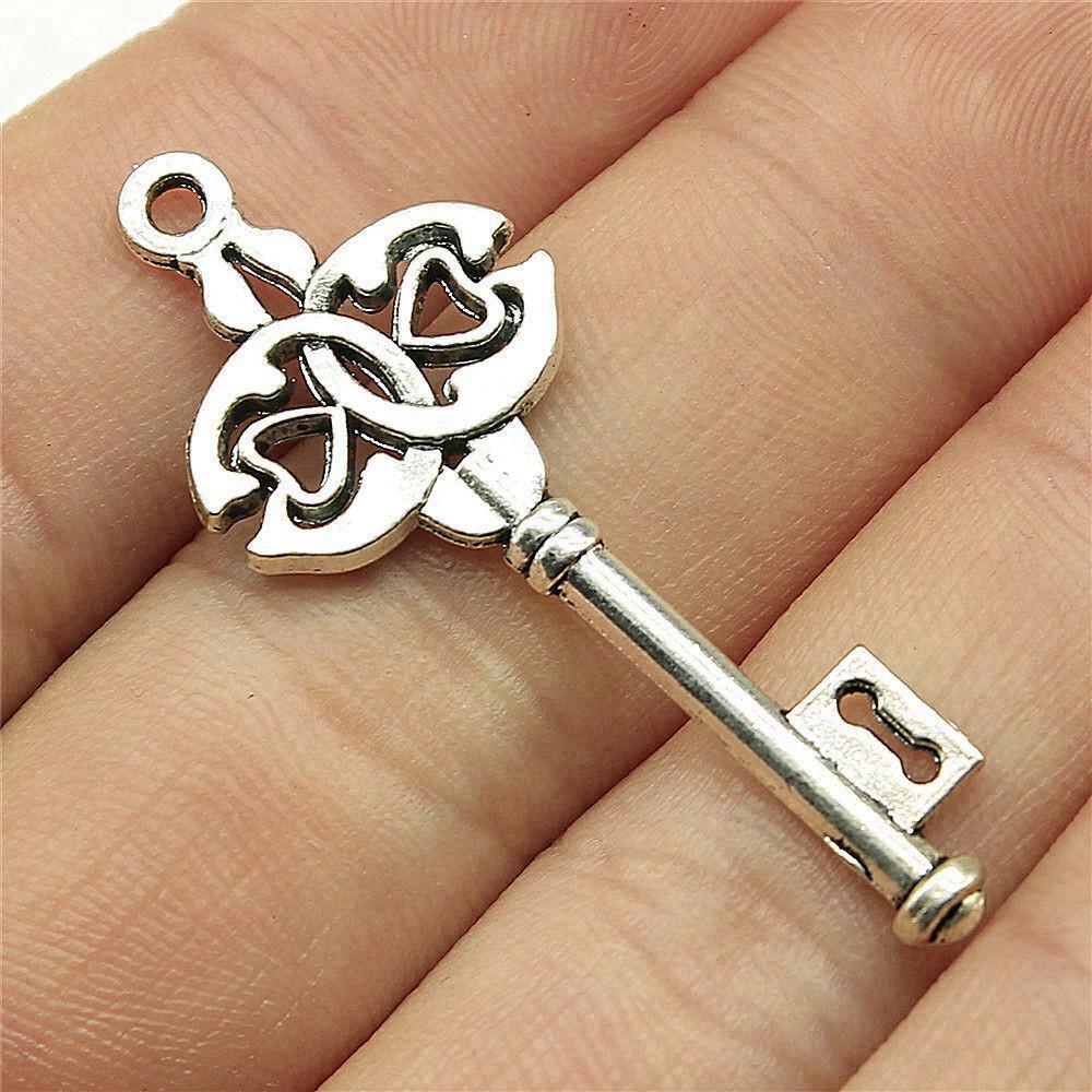 Key And Lock Charms Pendant Child Jewellery Massive Funny Art Supplies