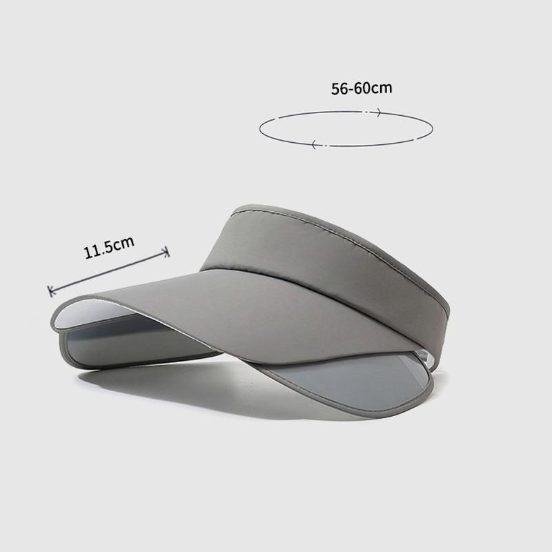 Long Brim Sunscreen Sun Hat for Unisex Outdoor Summer Breathable Solid Color Cap with Drawable Brim Sun Hat