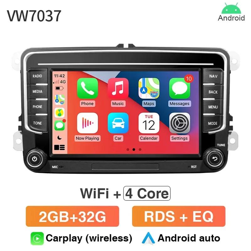 

HAOGU Android13 автомобильный радиоприемник с GPS для VW Volkswagen Skoda Octavia Golf 5 6 Touran Passat B6 Polo Jetta 2Din мультимедийный плеер