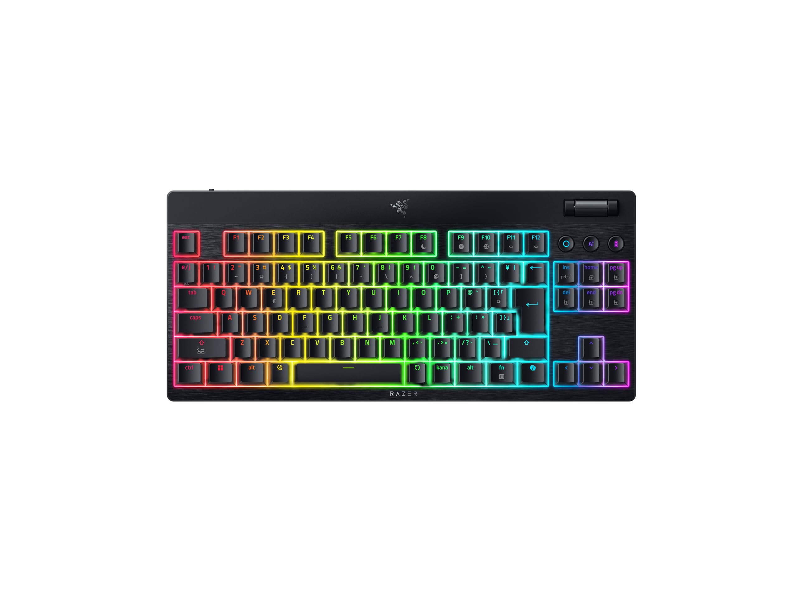 

Razer BlackWidow V4 Tenkeyless HyperSpeed JP Yellow Linear Switch Gaming Thin Yellow Linear Mechanical Aluminum Top 11 Control Japanese Layout чорний