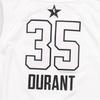 Nike Basketball Jersey Golden State Warriors, KD Size 35 Unisex White 9Z2B7BY4P——DURANT