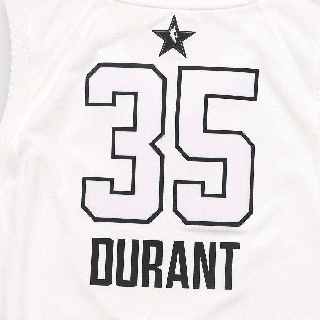 Nike Basketball Jersey Golden State Warriors, KD Size 35 Unisex White 9Z2B7BY4P——DURANT
