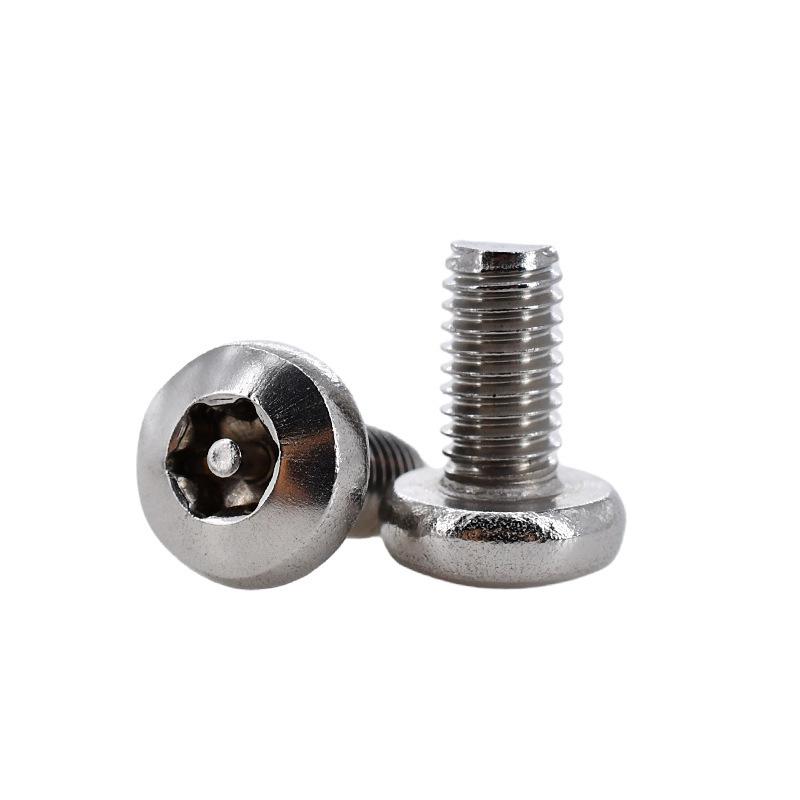 Șuruburi Yigu Antifurt Torx cu Pin Cap Rotund M3-M6 Oțel Inoxidabil