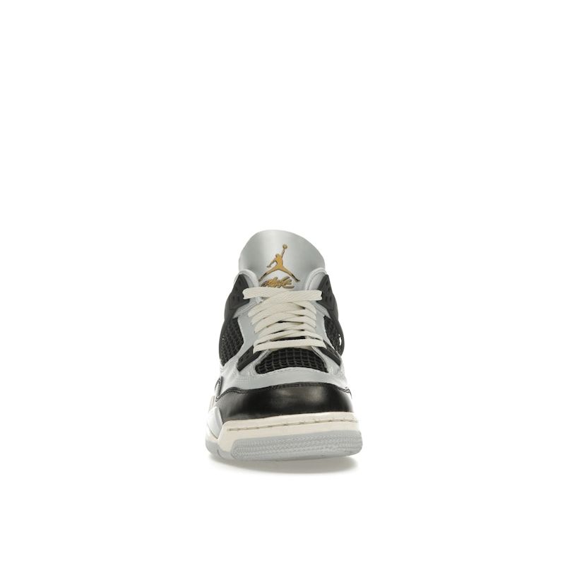 Air Jordan 4 Retro GS Platinum Gold Kids' Retro Basketball Shoes FZ8585-070