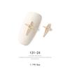 2pieces 3D Metal Zircon Nail Art Jewelry Japanese Nail Decorations Top Quality Zircon Crystal Manicure Zircon Diamond Charms