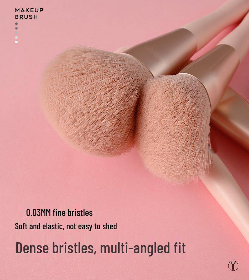 Slim Waist 11-Piece Makeup Brush Set: Beginner's Beauty Tools for Powder, Blush, Eyeshadow, and Foundation