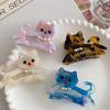 Stylish Cats Acetate Hair Claw Clip Unique Designs Women's Hair Accessory for Daily Outings and Casual Gatherings