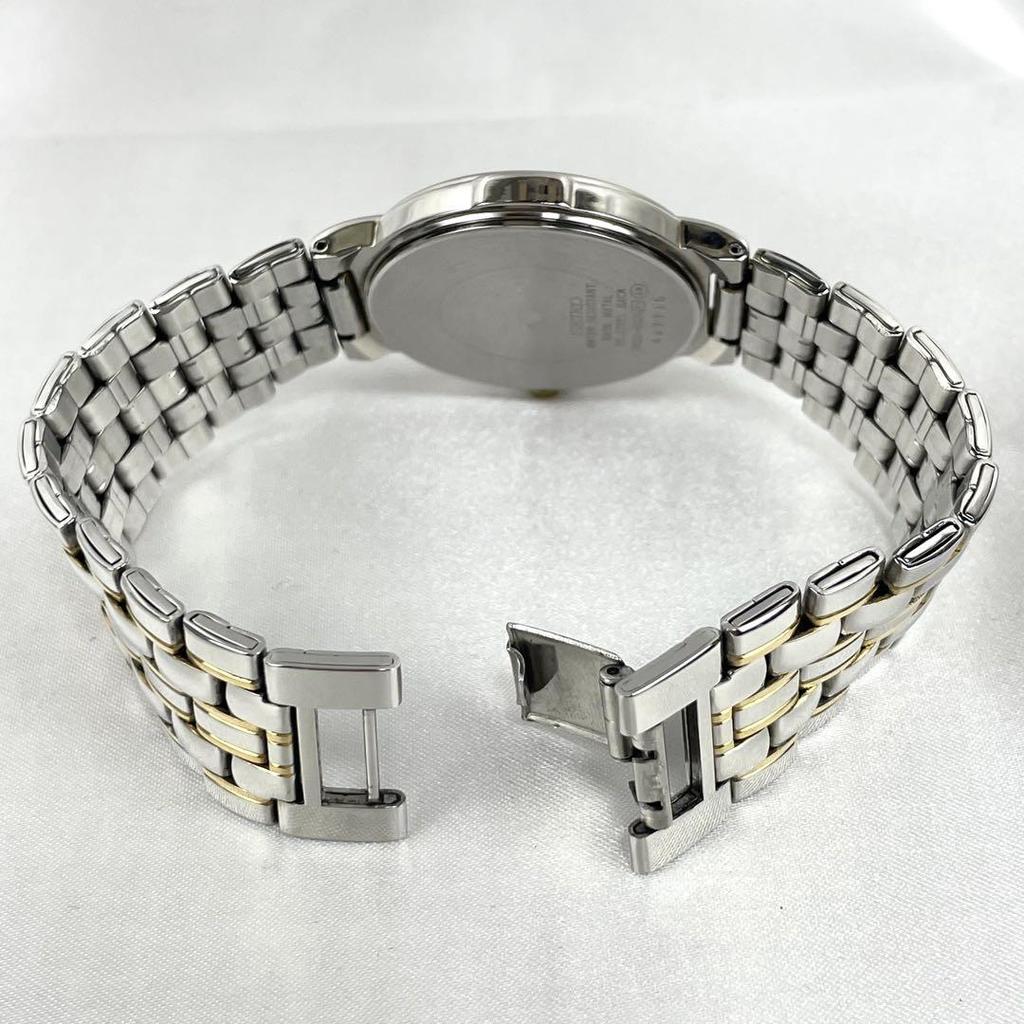 [USED] Operation/Battery SEIKO Lucent Watch Quartz Date Gold