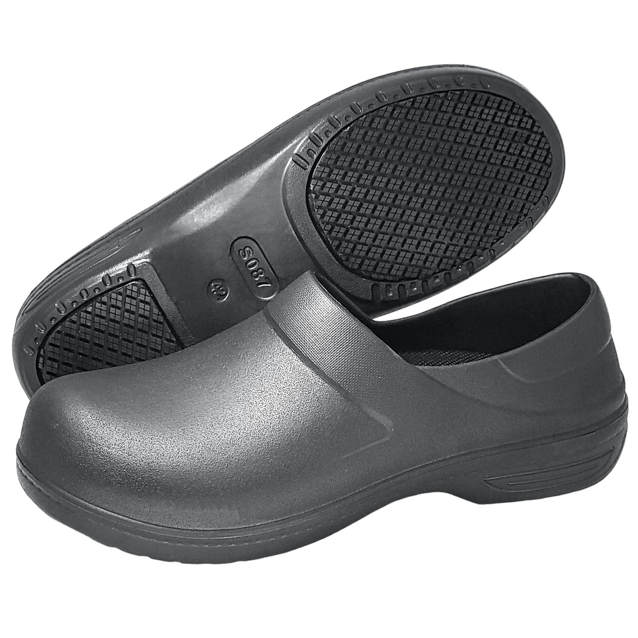 

Quintari Chef Shoes, Black, Kitchen Clogs, Non-Slip, Waterproof, EVA Resin Work Shoes for Men and Women, S087 (Black, 41cm, 25.5cm)