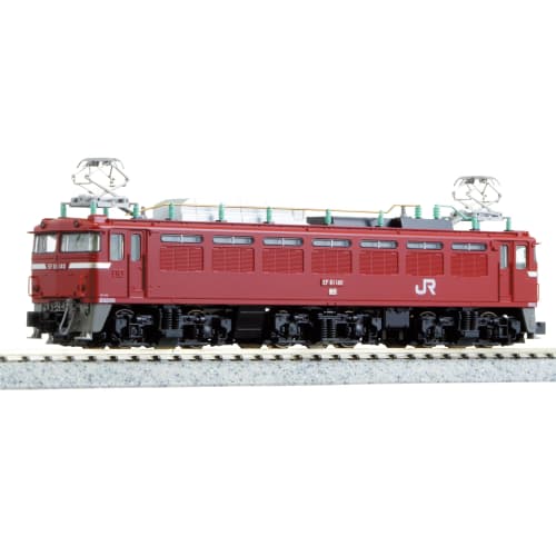 KATO N Gauge EF81 Electric Locomotive in JR East Color with Double Coupler, Model Train 3066-C