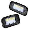 220 Luz de Matrícula LED CREE Unidade de Lâmpada de Matrícula Conjunto Inspeção Peças Personalizadas Acessórios Dress Up S Couronne/LS500 Conjunto de 2 Peças [Brilho