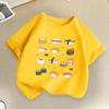 Sushi Print Kids T-shirt Summer Boys Girls Casual Fashion Funny Cute Comfortable Short Sleeve Tops Children Colorful T-shirts