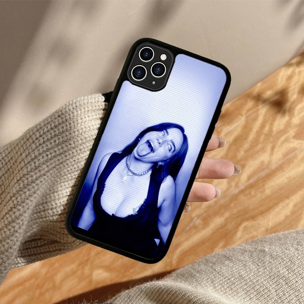 B-Billie E-Eilishes PC+TPU Shockproof Protective Phone Case For iPhone17 14 15 16 Pro max 13 12 11 17 Air