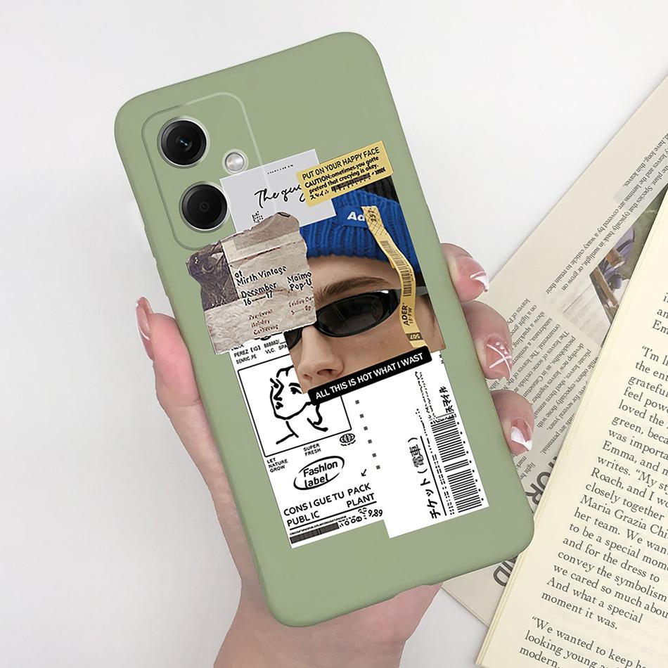 Case For Xiaomi Redmi Note 12 Pro 4G 5G Girl Phone Shell Soft TPU Anti Drop Back Cover Bumper For Redmi Note12 12Pro Coque Funda