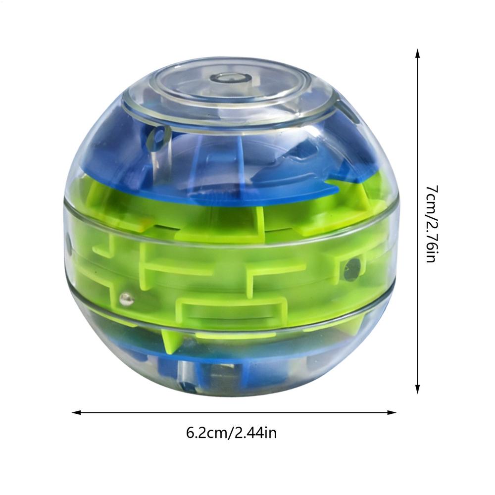 Maze Ball 3D Logic Thinking Educational Brain Teaser Brain Training Focus Maze Game for Women Men Teens Family Home Travel Daily зелёный