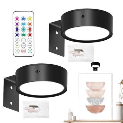 New Picture Lights LED Magnetic Art Display Light Battery Operated Magnetic Dimmable Painting Spotlight With 13 Lighting Modes