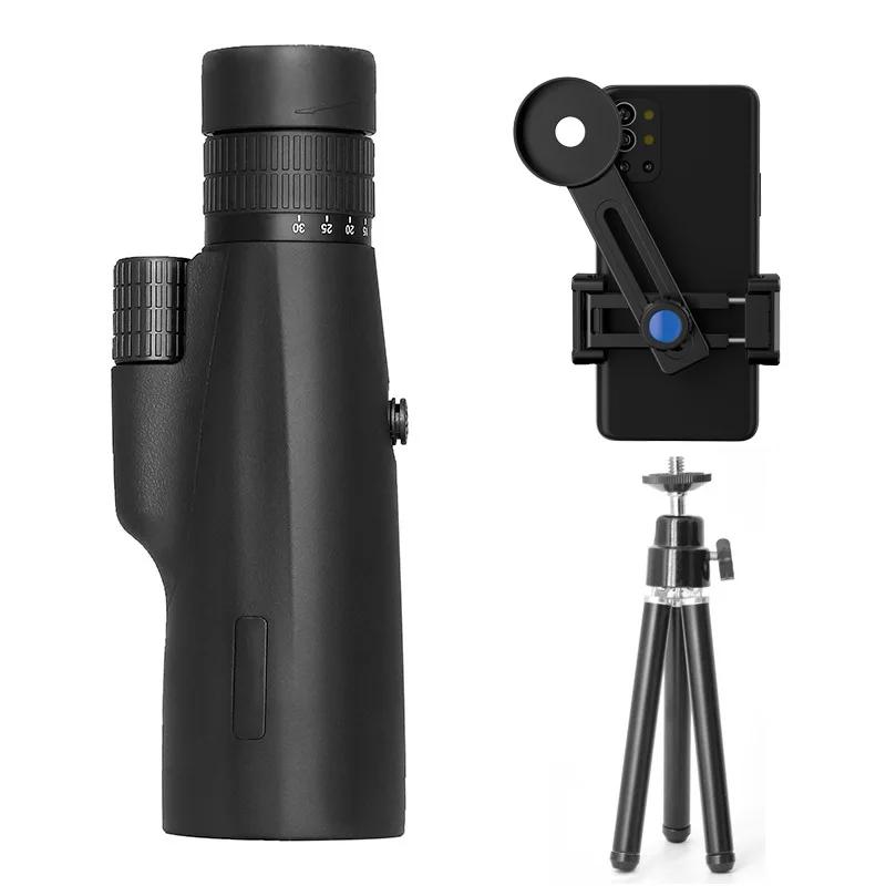10-30x50mm Stepless Zoom Monocular Telescope, Long Range High Power Scope For Outdoor Exploration, Hiking Bird Watching