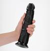 RealRock - Curved realistic dildo with balls and suction cup 23 cm