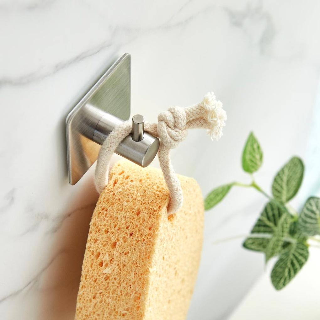 Edelstahl Klebepad Haken 1-teilig_CL1623017