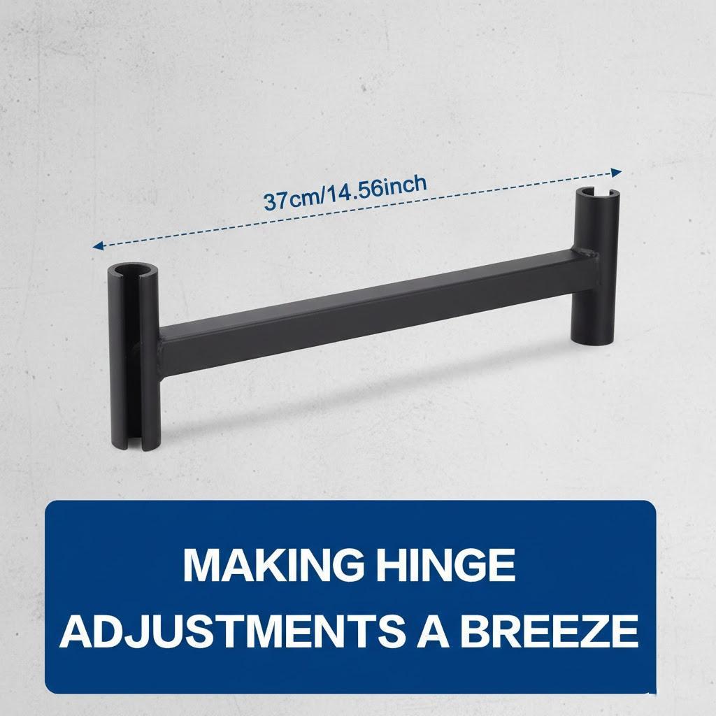 

Heavy Duty Door Hinge Adjustment Tool 134 180 Gauge Commercial Hinge Gap Wrench for Fire Security Cleanroom Doors Repair чорний