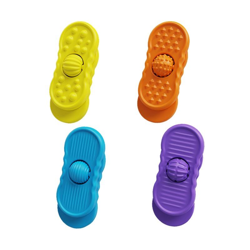 Sensory Stone Children'S Silicone Fingertip Fidget Roller Slider Edc Relieve Stress Relief Fidgeting Toys Anti Anxiety Funny
