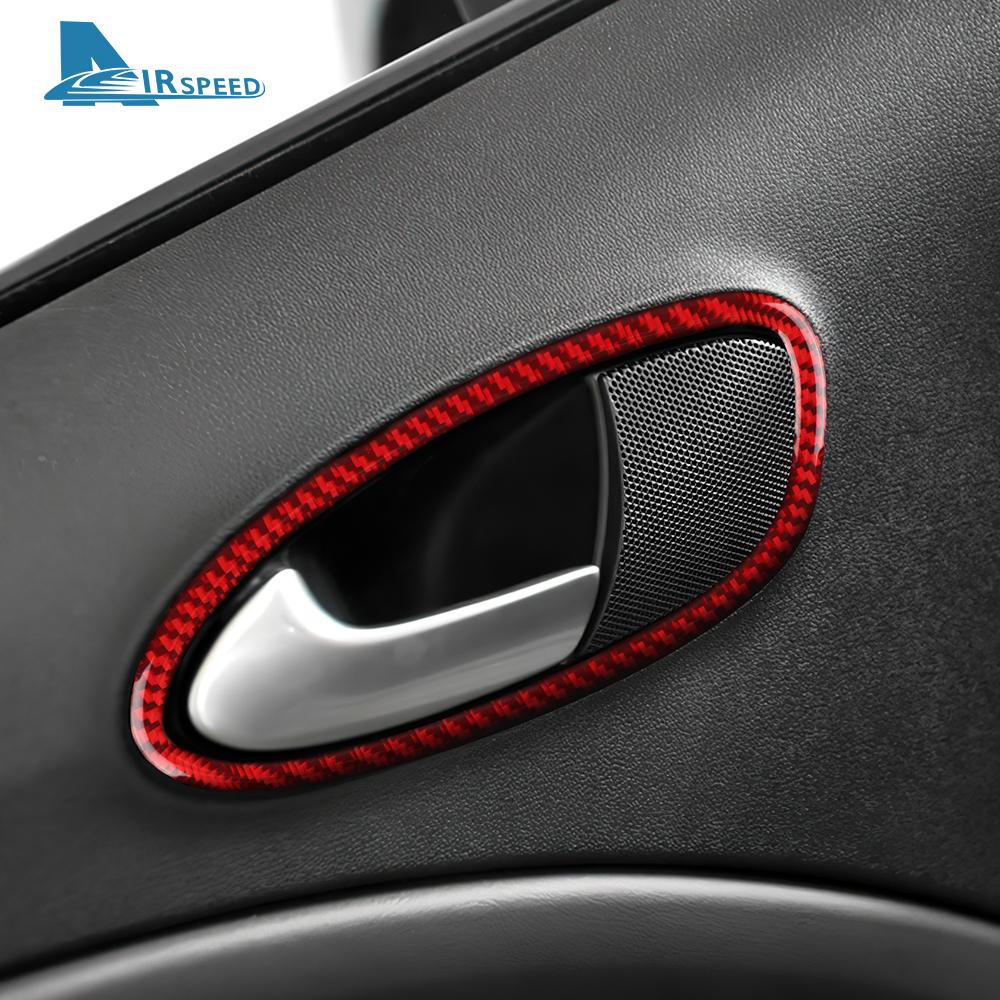 Real Soft Carbon Fiber Sticker For Seat Leon MK1 Altea 2005 2006 2007 2008 2009 2010 2011 2012 LHD RHD Car Door Handle Switch